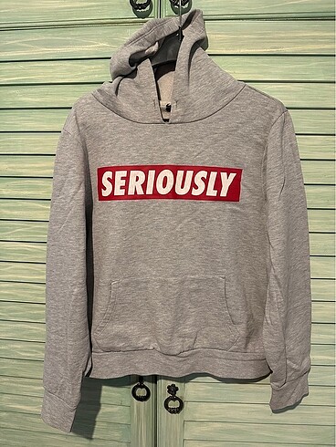 Gri Sweatshirt Oversize