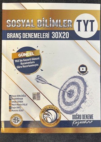 Sosyal Bilimler TYT Branş Denemeleri Kitabı