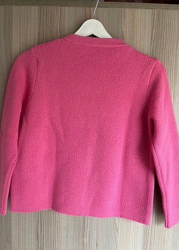 Zara gold düğme detaylı triko hırka - Görsel 5