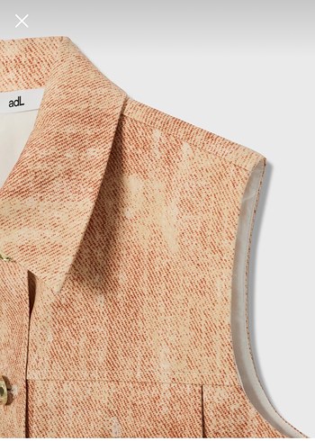 Adl alt üst takım.Yelek astarlı ,etek yüksek beldir. Pamuktur. - Görsel 6