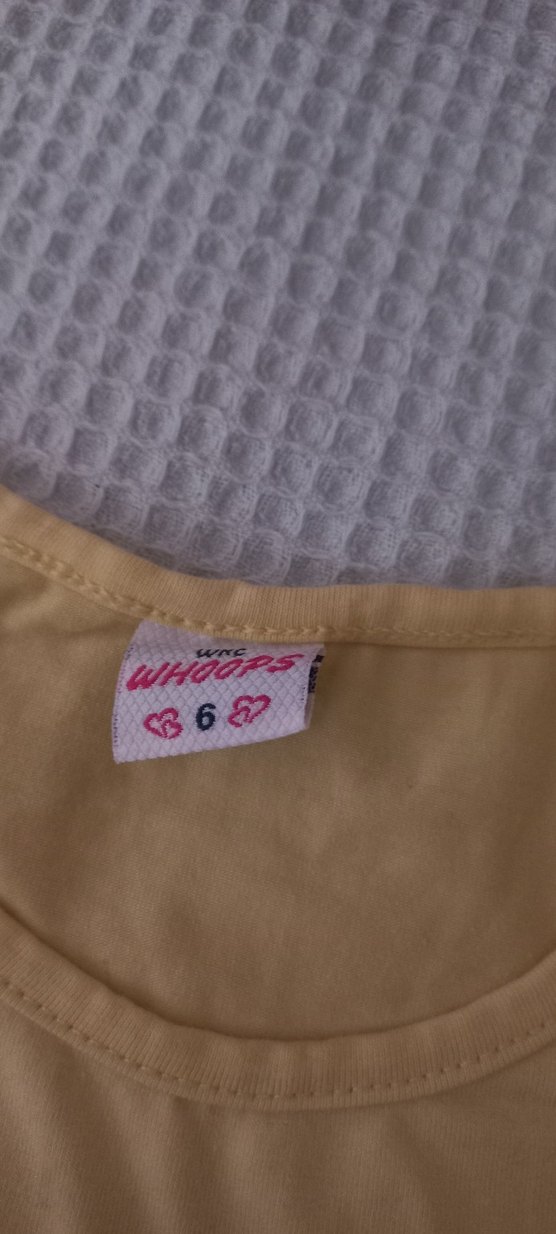 Kız Çocuk Sarı Uzun Kollu Baskılı Tişört - Görsel 5