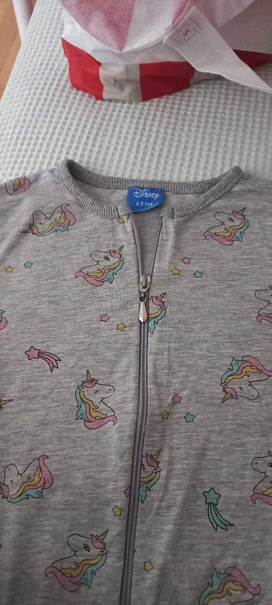 Kız Çocuk Gri Fermuarlı Sweatshirt - Görsel 3