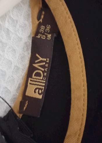 Düğmeli Siyah Midi Kadın Bluz - Görsel 7