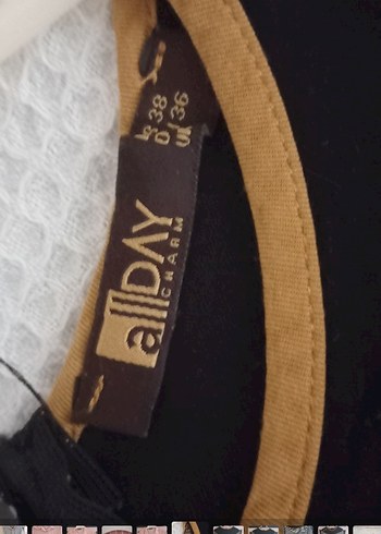 Düğmeli Uzun Kollu Gri Ekose Tunik - Görsel 6