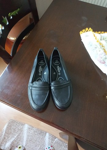 bayan Siyah Tokalı Loafer Ayakkabı - Görsel 5