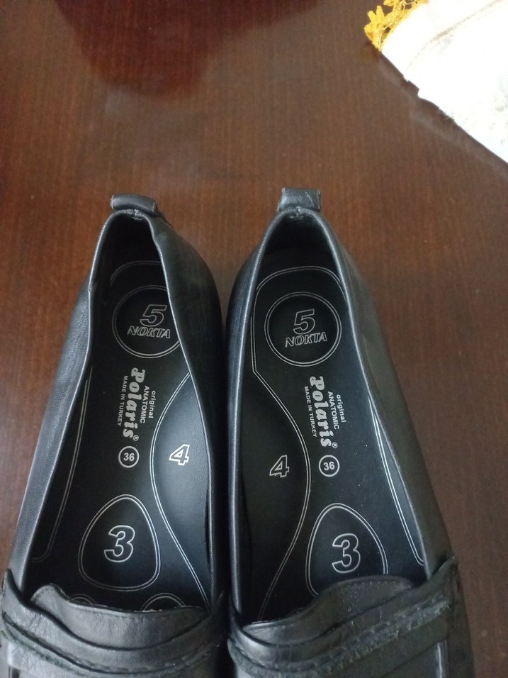 bayan Siyah Tokalı Loafer Ayakkabı - Görsel 2