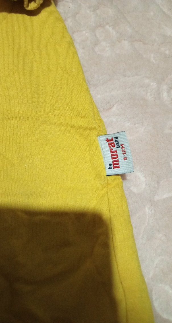 Sarı Bebek Tulum, Uzun Kollu, - Görsel 2