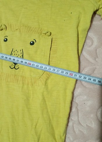 Sarı Kısa Kollu çocuk Tulum - Görsel 3