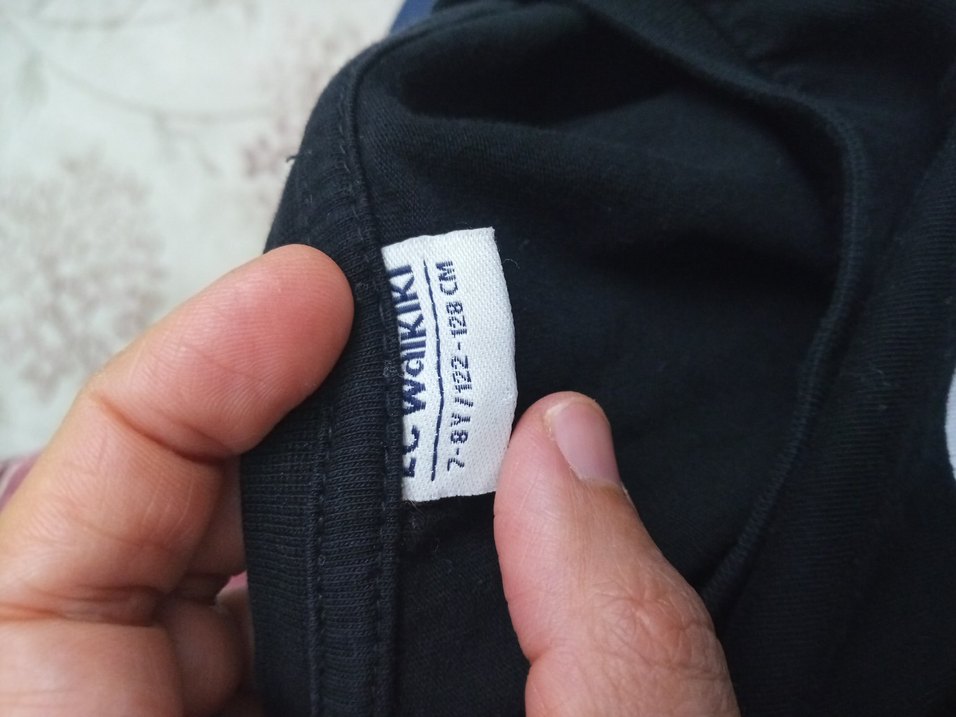 Siyah Baskılı Hamile Tişörtü - Görsel 2