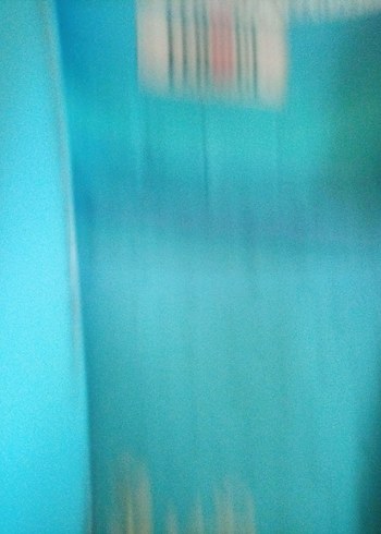 Turkuaz Drapeli Uzun Abiye Elbise - Görsel 5