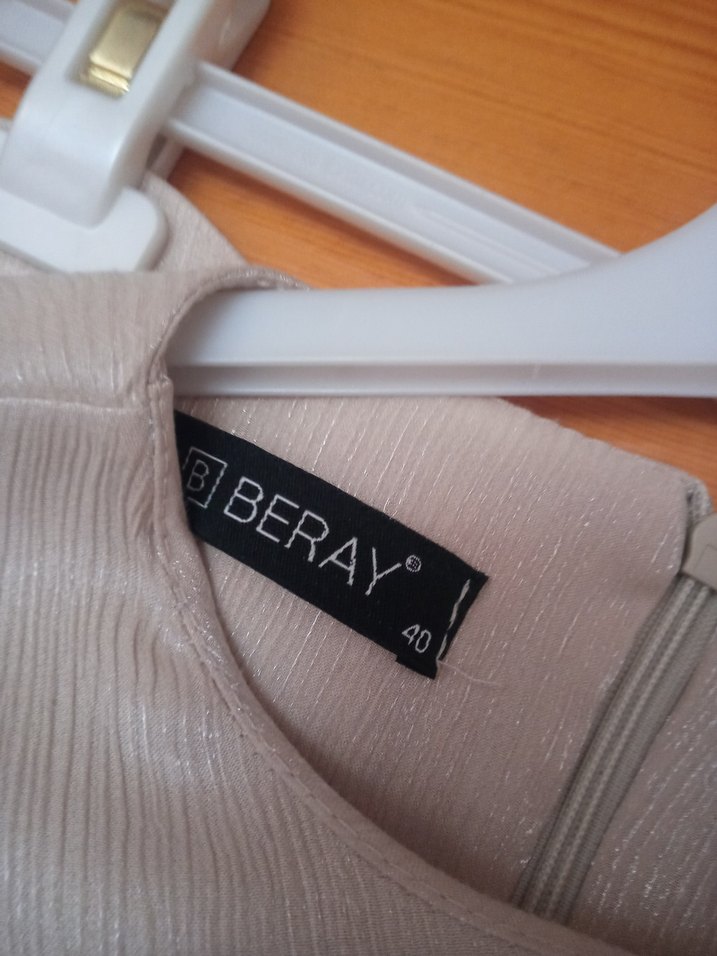 Bej Keten Kadın Bluz - Görsel 4