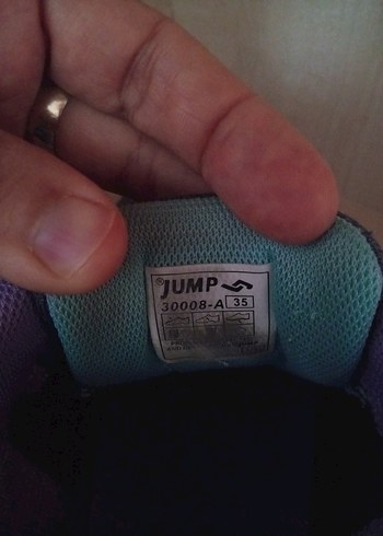 Mavi Mor Kız Çocuk Spor Ayakkabı - Görsel 5