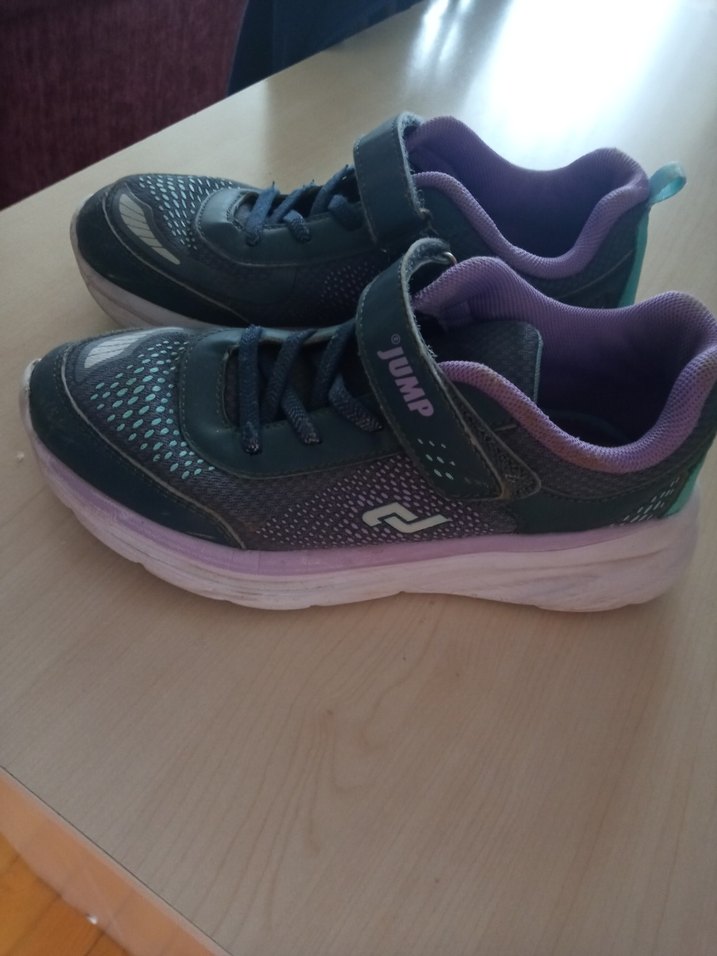 Mavi Mor Kız Çocuk Spor Ayakkabı - Görsel 2