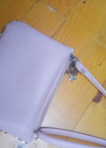 Mor Yılan Desenli Tokalı çocuk Çanta - Görsel 3