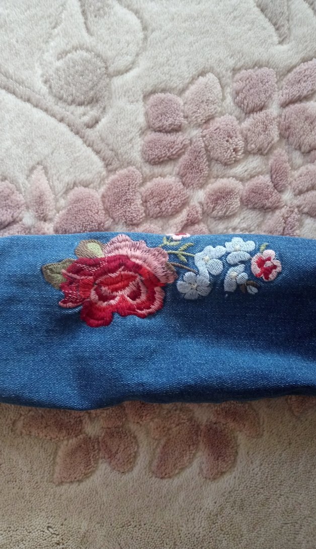 Nakışlı Koyu Mavi çocuk  Ceket - Görsel 5