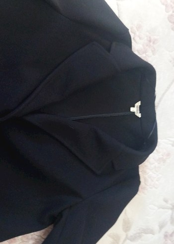 Siyah Midi Kadın Kaban - Görsel 3