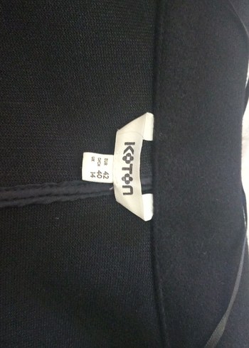 Siyah Midi Kadın Kaban - Görsel 2