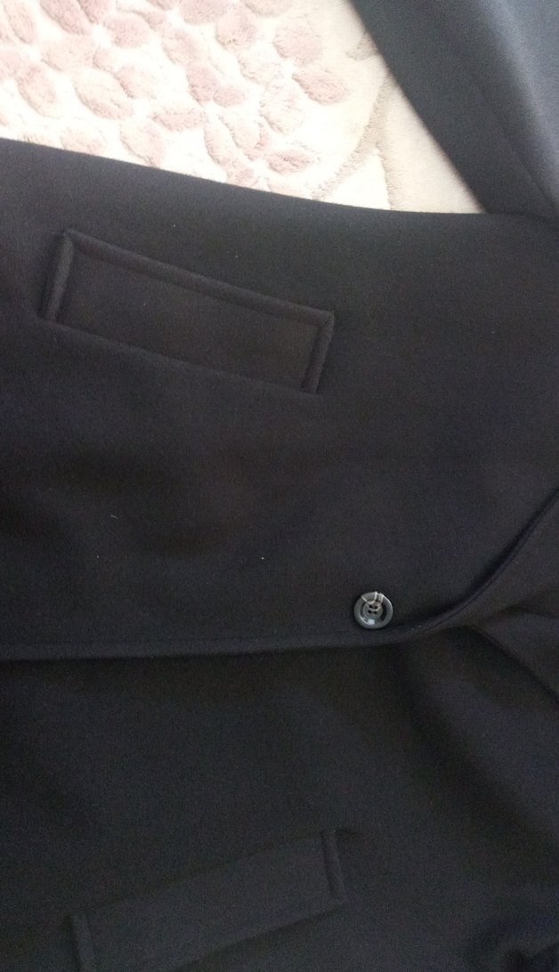 Siyah Midi Kadın Kaban - Görsel 4