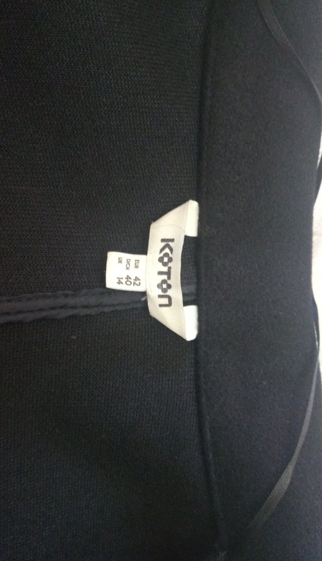 Siyah Midi Kadın Kaban - Görsel 2