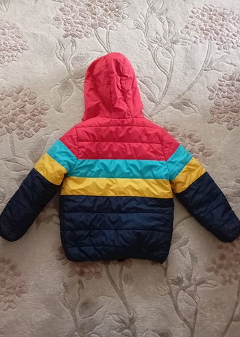 LC Waikiki Renkli Kapüşonlu Fermuarlı Erkek Çocuk Mont
