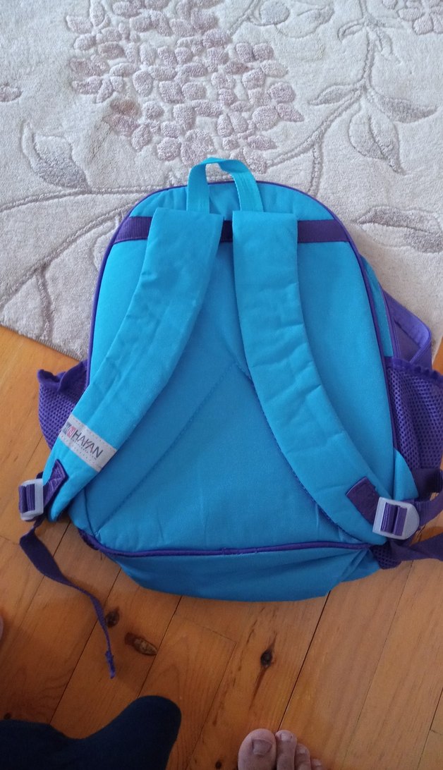 Mor Elsa Temalı Çocuk Okul Çantası - Görsel 2