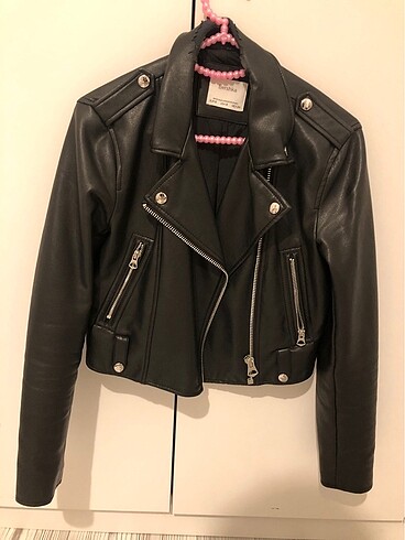 Bershka deri ceket