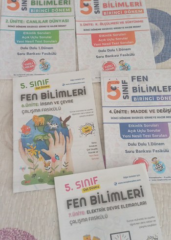 5. Sınıf Fen ve Matematik Çalışma Kitapları - Görsel 5