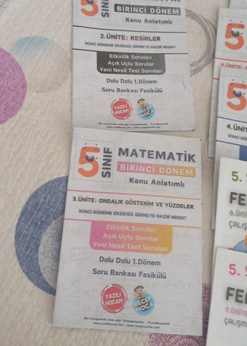 5. Sınıf Fen ve Matematik Çalışma Kitapları - Görsel 3
