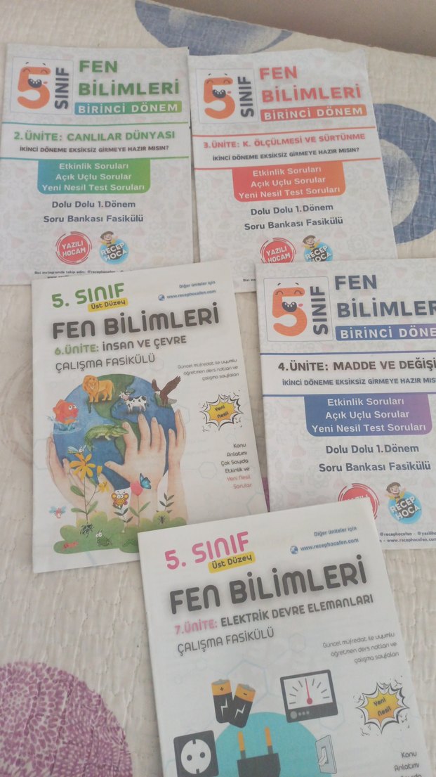 5. Sınıf Fen ve Matematik Çalışma Kitapları - Görsel 5