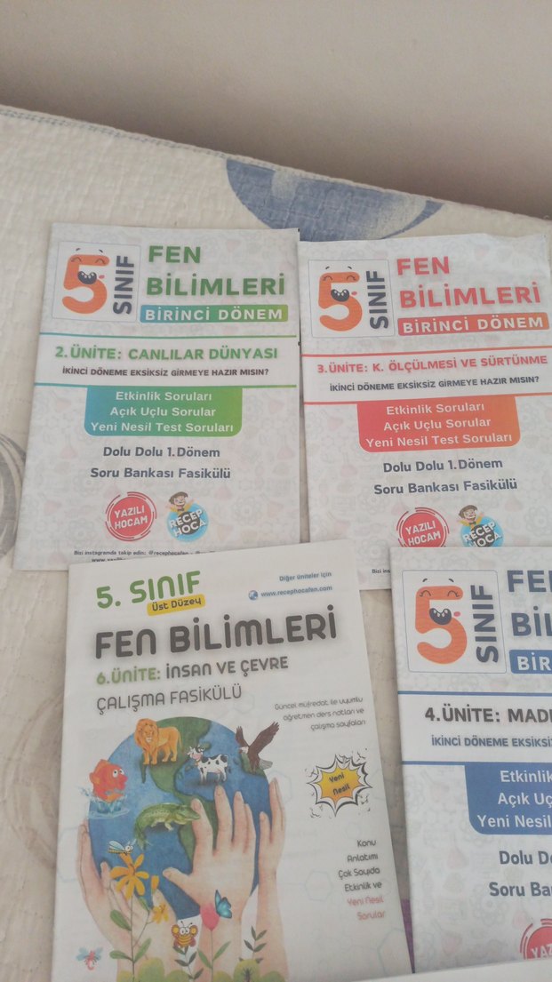 5. Sınıf Fen ve Matematik Çalışma Kitapları - Görsel 4