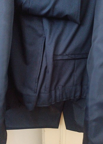 Erkek Klasik Lacivert Düğmeli Takım Elbise - Görsel 7