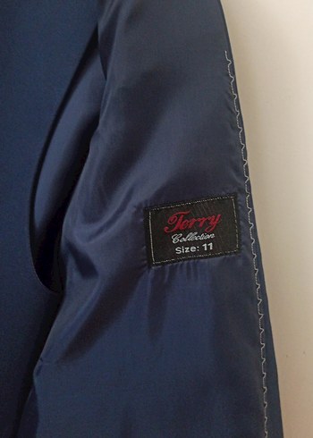 Erkek Klasik Lacivert Düğmeli Takım Elbise - Görsel 5