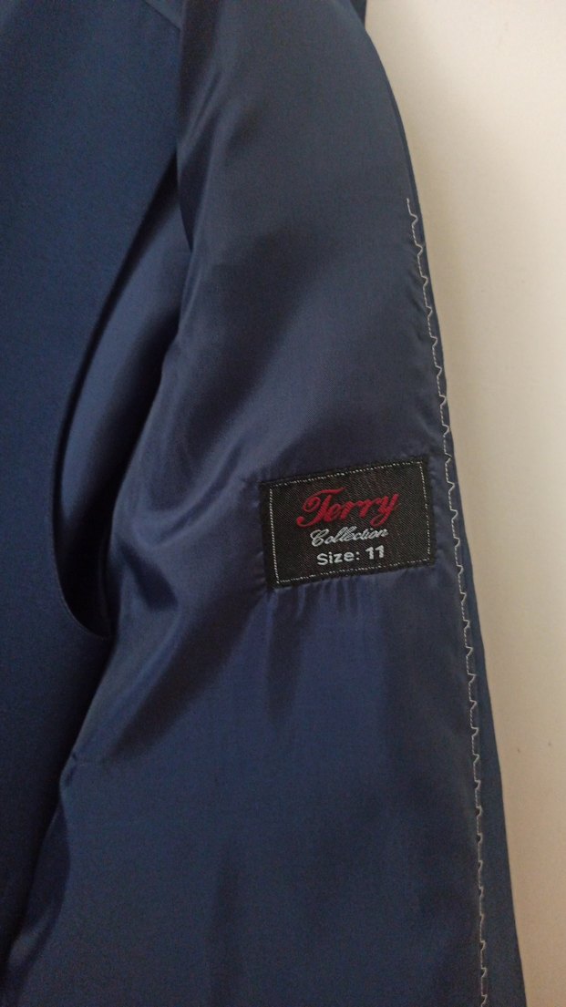 Erkek Klasik Lacivert Düğmeli Takım Elbise - Görsel 5