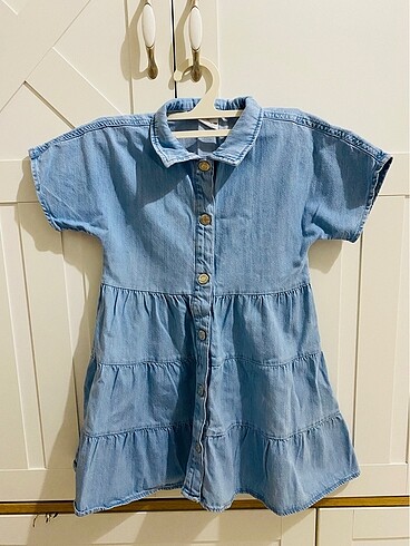 Denim elbise