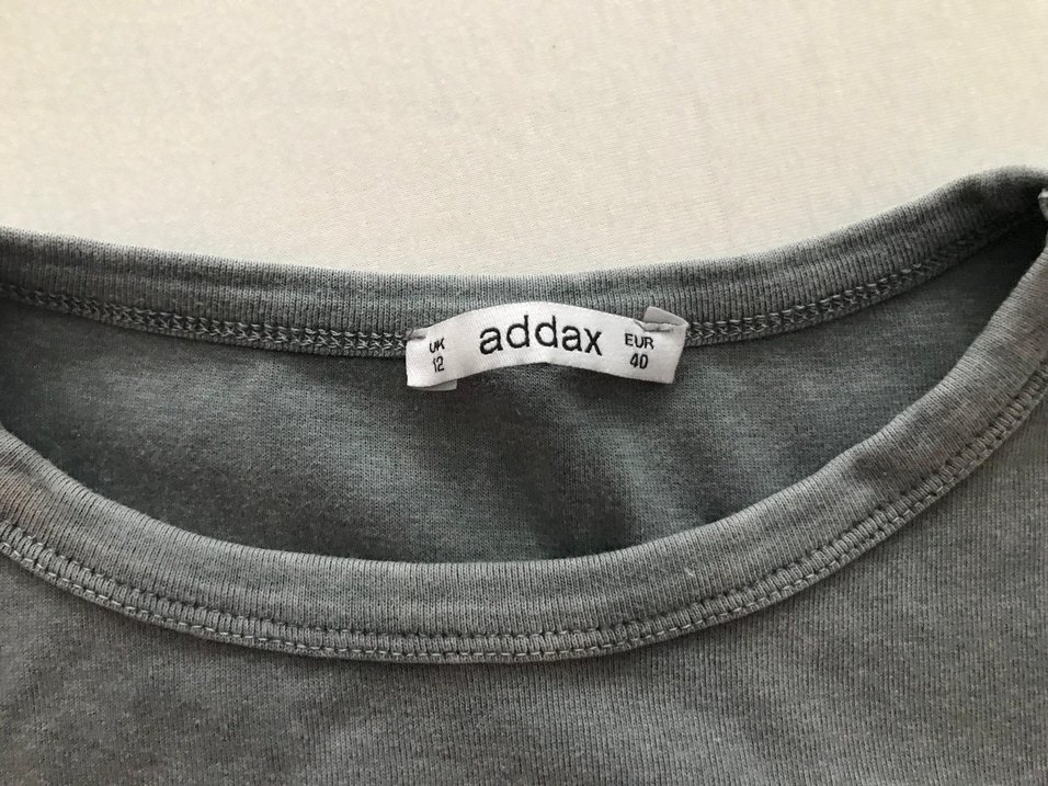 Gri Kadın Pamuklu Crop Top - Görsel 2