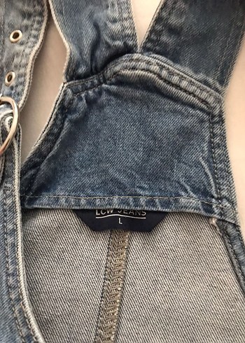 Tokalı Mavi Denim Slopet - Görsel 3