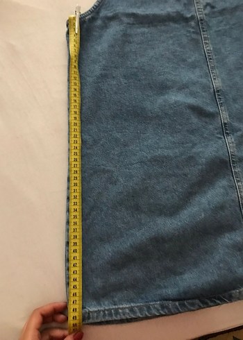 Tokalı Mavi Denim Slopet - Görsel 4