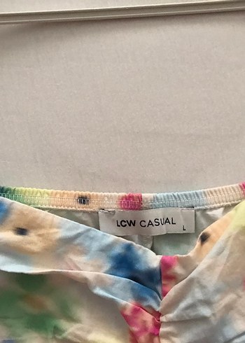 Kare Yaka Mini Çiçek Desenli Elbise - Görsel 2