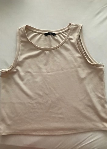 Bej Basic Kadın Kolsuz Atlet