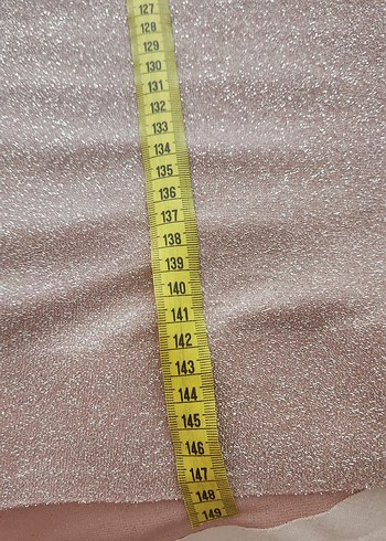 V Yaka Parlak Simli Toz Pembe Balık Model Abiye Elbise - Görsel 11