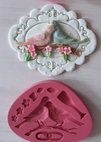 Hobby Life Aşk kumrular silikon kalıbı
