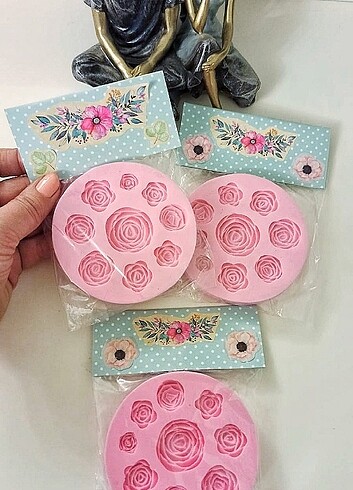 Tupperware Çoklu gül silikon kalıbı 