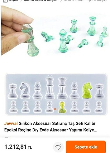 Tupperware Santranç silikon kalıbı