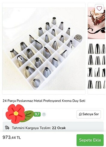 Tupperware 24'lü duy seti