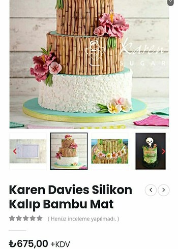  Beden Bambu ağaç silikon kalıbı