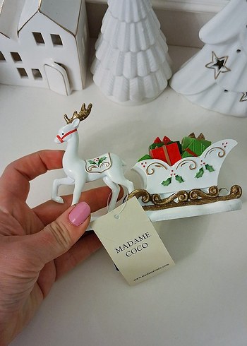 Yılbaşı geyik biblo - Görsel 7