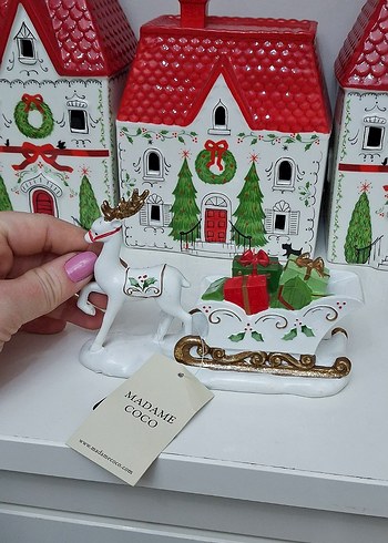 Yılbaşı geyik biblo - Görsel 5