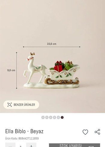 Yılbaşı geyik biblo - Görsel 2