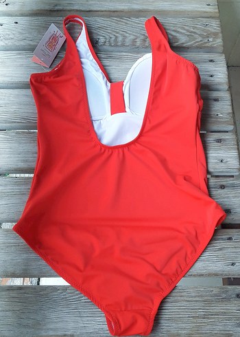 Diğer Kırmızı Kadın Fitted Mayo LA PLAYA