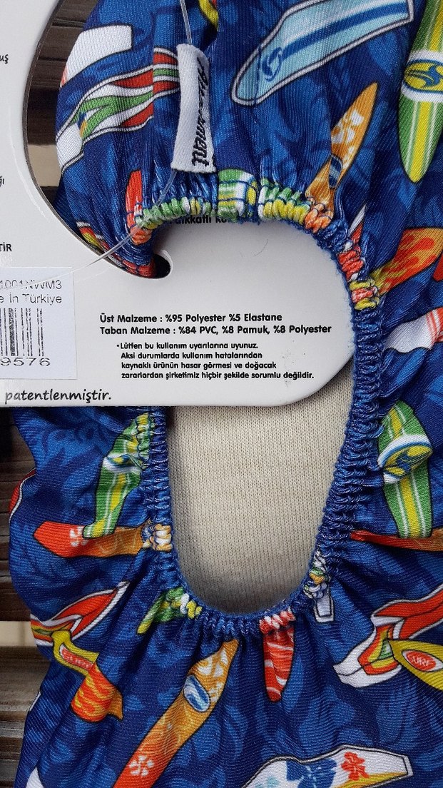 Erkek Deniz Terliği 50+UV korumalı - Görsel 3